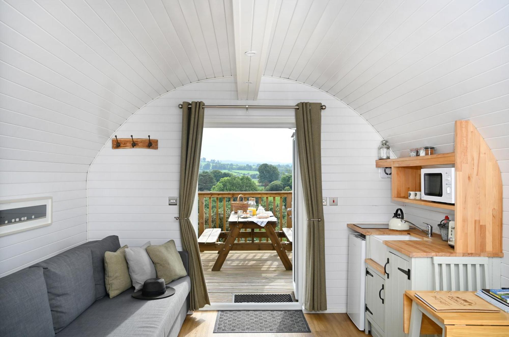 Ferienwohnung Luxury Glamping Pods - The Heft & The Hirsel Glasgow Exterior foto